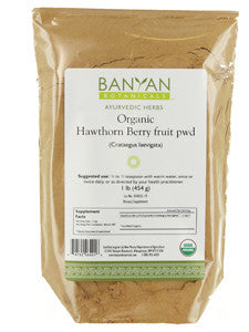 Banyan Organic Hawthorn Berry Powder